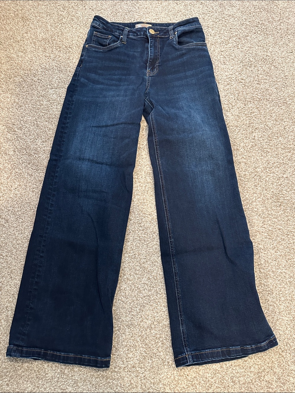 Kut from the Kloth High Rise Wide-Leg Women's Jeans - Dark Blue